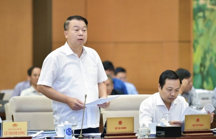Thứ trưởng Bộ Tài chính Nguyễn Đức Chi. (Ảnh: QH)