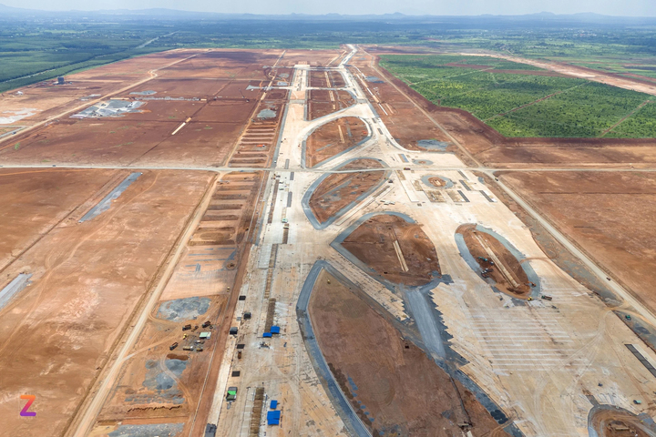 Dự án sân bay Long Thành có tổng vốn đầu tư khái toán hơn 16 tỷ USD, chia thành 3 giai đoạn. Trong đó, giai đoạn 1 tổng vốn hơn 5,4 tỷ USD. (Ảnh: Quỳnh Danh)