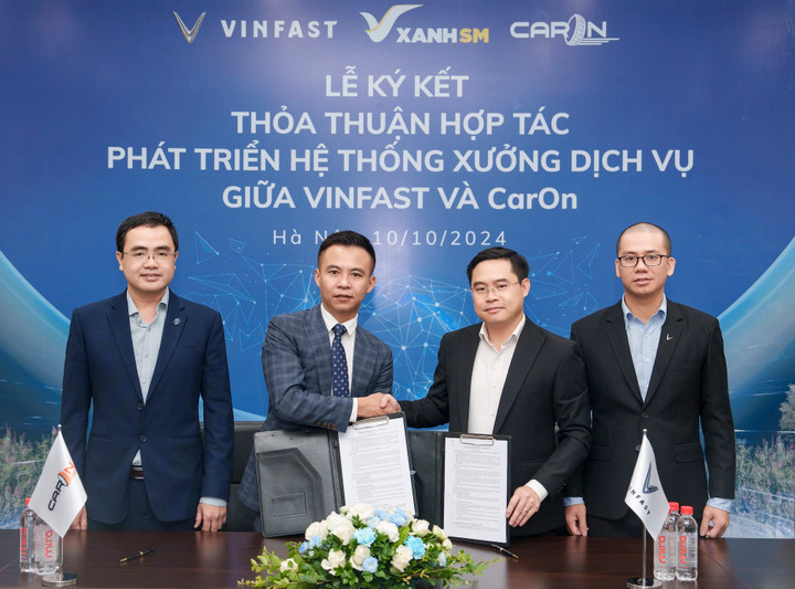 CarOn Holdings đặt mục tiêu sẽ phát triển mạng lưới xưởng dịch vụ sửa chữa, bảo hành, bảo dưỡng xe điện VinFast trên quy mô toàn quốc.