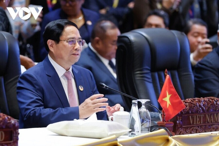 Thủ tướng Phạm Minh Chính phát biểu tại hội nghị.