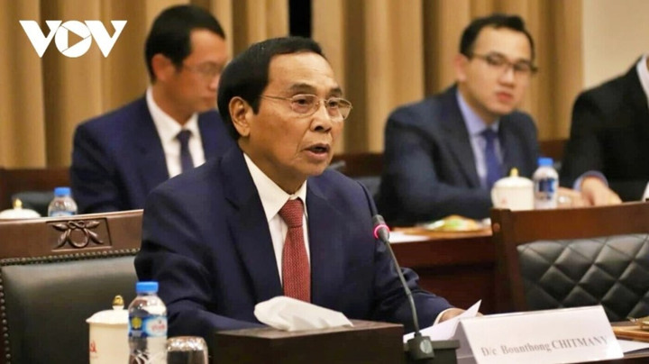 Thường trực Ban Bí thư, Phó Chủ tịch nước Lào Bounthong Chitmany.