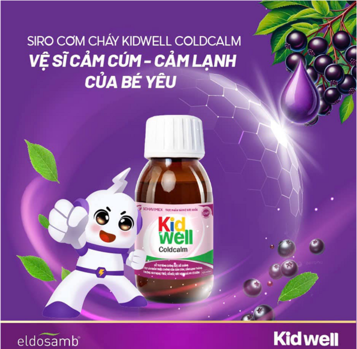 Kidwell Coldcalm - Vệ sĩ cảm cúm, cảm lạnh của bé yêu.