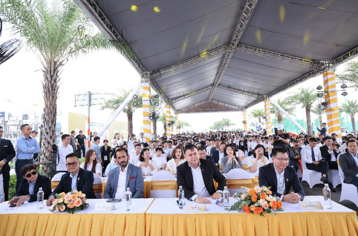 Lễ khởi công đường Liên Phường.