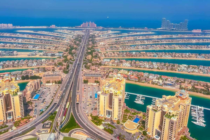 BĐS hạng sang tại đảo Palm Jumeirah thu hút giới thượng lưu trên thế giới.