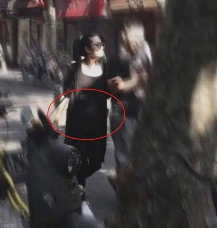 Hình ảnh Trương Vũ Kỳ trong thời gian mang bầu.