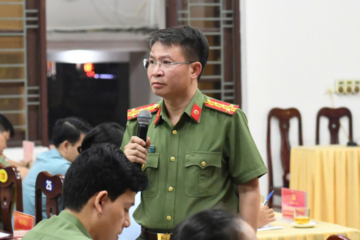 Đại tá Nguyễn Minh Tuấn, Giám đốc Công an tỉnh. (Ảnh: Công an tỉnh Phú Thọ)