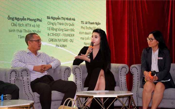 Bà Nguyễn Thị Minh Hà cho rằng hệ thống logistis xanh chuyên nghiệp phải phù hợp với nhu cầu kinh doanh và người dân.