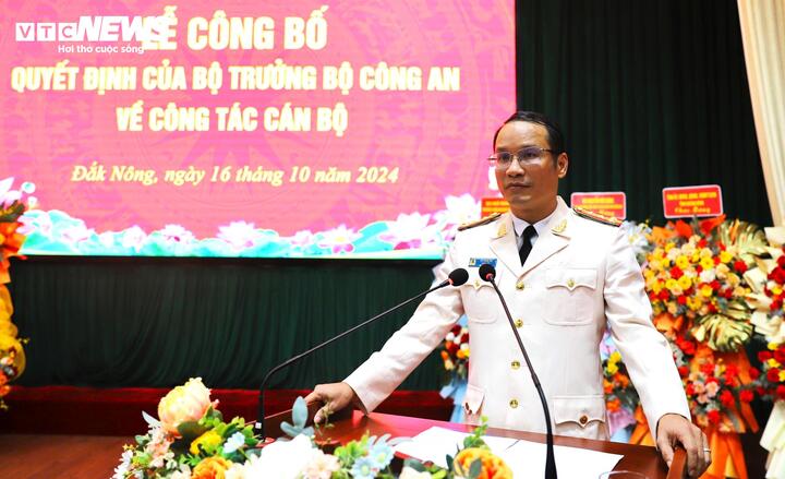 Đại tá Hồ Song Ân, tân Giám đốc Công an tỉnh Đắk Nông.