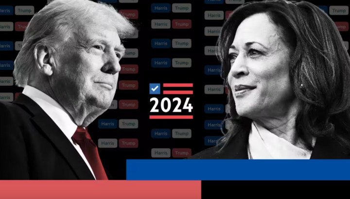 Ông Donald Trump và bà Kamala Harris đang có ưu thế ở một vài lĩnh vực nhất định được cử tri quan tâm. (Ảnh: Financial Times)