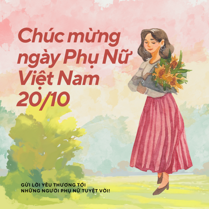 Tấm thiệp gửi đến người phụ nữ quan trọng cuộc đời bạn.