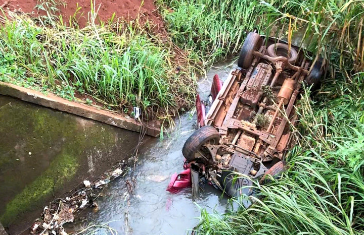 Hiện trường vụ tai nạn.