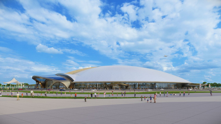 Cận cảnh Trung tâm Hội chợ Triển lãm Quốc gia dự kiến hoàn thành tháng 7/2025 - 3