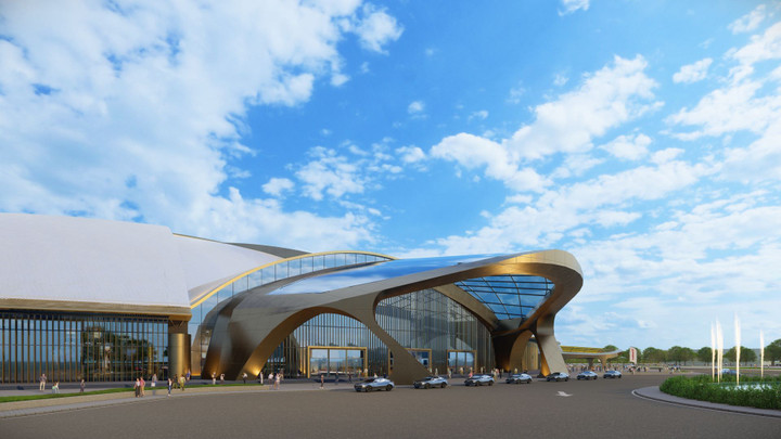 Cận cảnh Trung tâm Hội chợ Triển lãm Quốc gia dự kiến hoàn thành tháng 7/2025 - 5