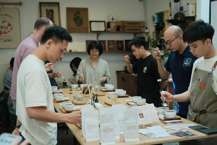 Workshop nghệ thuật pha cà phê thủ công là hình thức phổ biến được tổ chức. (Ảnh: Àla Cafe)