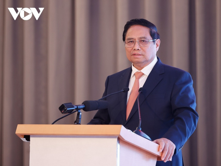 Thủ tướng Phạm Minh Chính phát biểu.