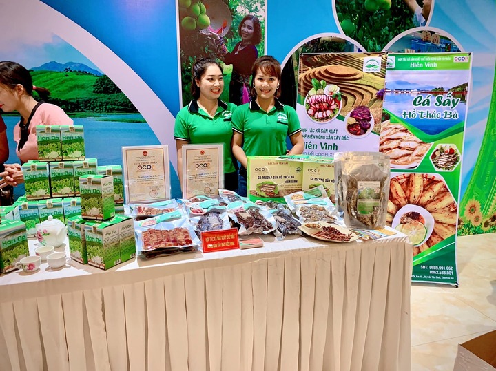Sản phẩm sạch của HTX Hiền Vinh.