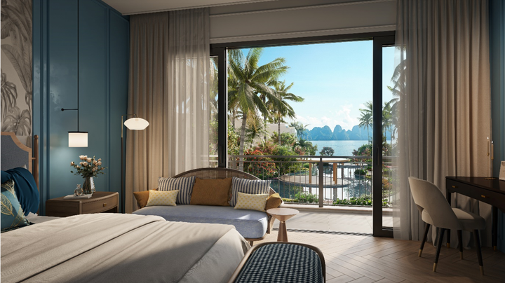 Không gian sống được bao bọc giữa thiên nhiên xanh mát và hệ tiện ích chuẩn quốc tế. (Ảnh: BIM Land)