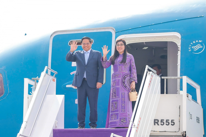 Thủ tướng Phạm Minh Chính và Phu nhân Lê Thị Bích Trân.