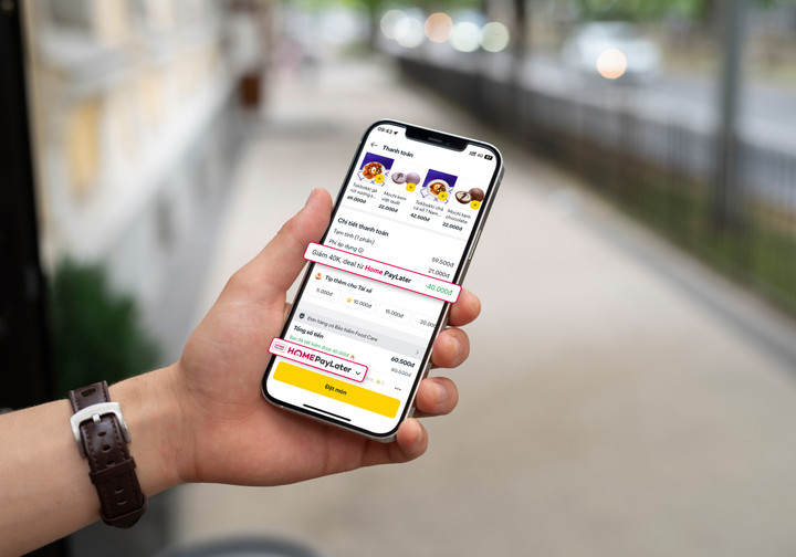 Người dùng có cơ hội giảm 50% cho dịch vụ beFood - đặt đồ ăn khi thanh toán qua Home PayLater.