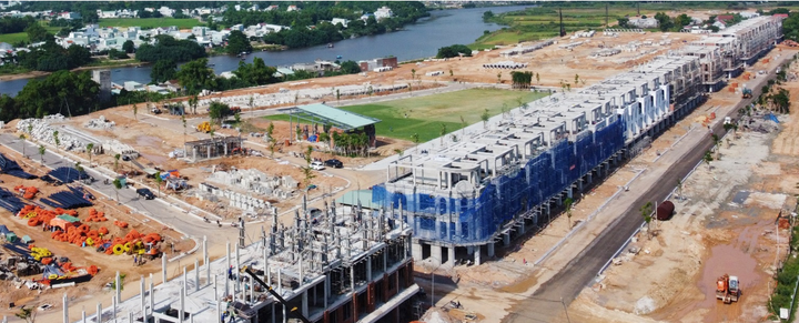 Hạ tầng kỹ thuật của Dự án Khu đô thị Bắc Hà Thanh đã được hoàn thiện gần 90%.