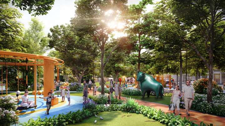 Tổ hợp thể thao với nhiều trải nghiệm cho cư dân.