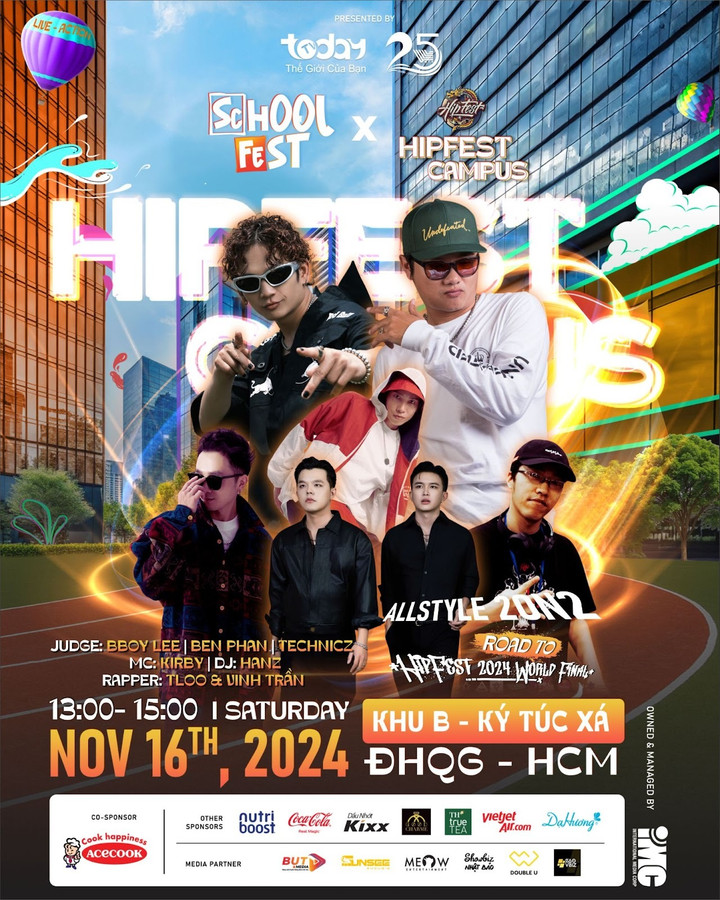 Giá vé 0 đồng nhưng School Fest 6 sở hữu dàn line-up chấn động gần 20 nghệ sĩ - 4