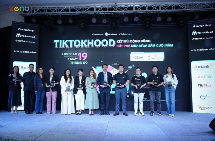 Zeno Digital tại sự kiện TikTokHood chủ đề “Kết nối cộng đồng, bứt phá mùa mua sắm cuối năm”.