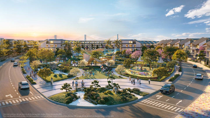 Công viên sinh thái Youth Garden với hơn 8.000m2 xanh, là đặc quyền của cư dân The Komorebi.