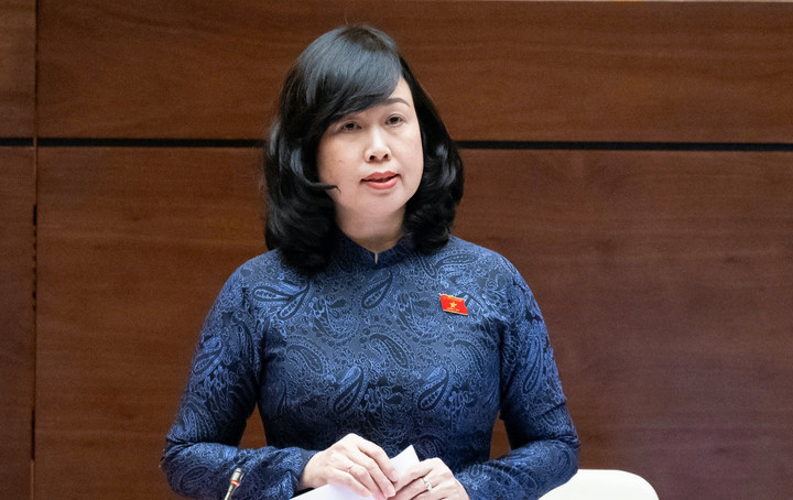 Bộ trưởng Y tế Đào Hồng Lan trả lời chất vấn chiều nay.