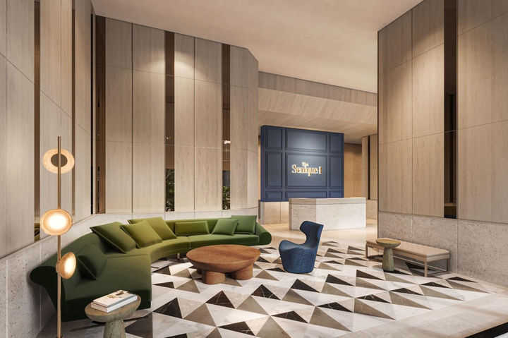 Đại sảnh tòa The Senique I.