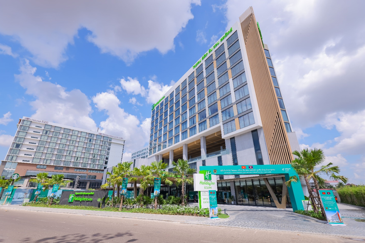 Khách sạn Holiday Inn & Suites Vientiane khánh thành ngày 18/10/2024. (Ảnh: BIM Land)