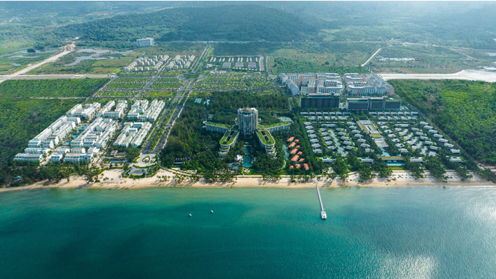 Khu nghỉ dưỡng InterContinental Phu Quoc và Regent Phu Quoc thuộc Khu phức hợp nghỉ dưỡng giải trí Phu Quoc Marina do BIM Land phát triển. (Ảnh: BIM Land)