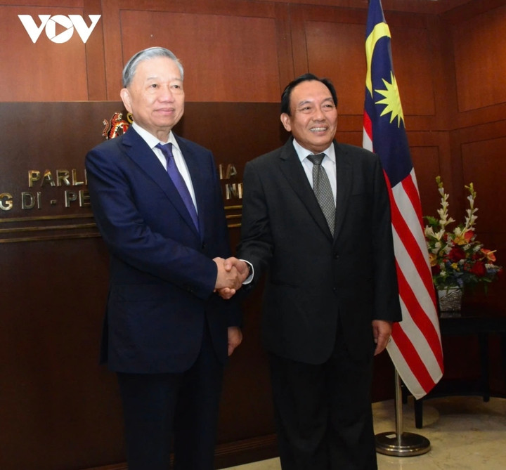 Tổng Bí thư Tô Lâm đã hội kiến Chủ tịch Thượng viện Malaysia Dato’ Awang Bemee Awang Ali Basah.