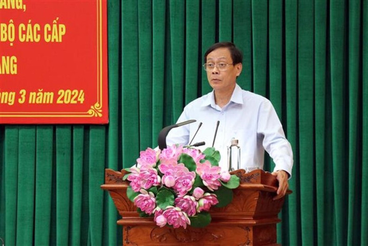 Ông Nguyễn Đức Thanh, Ủy viên Trung ương Đảng, Bí thư Tỉnh ủy Ninh Thuận nhấn mạnh: Năm 2024 được xác định là năm “Tăng tốc”.