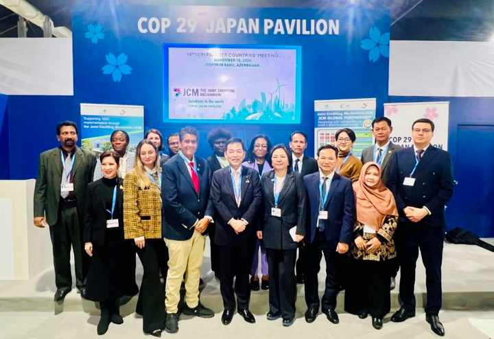 Các đại biểu tham dự Hội nghị cấp cao các nước đối tác Cơ chế tín chỉ chung JCM lần thứ 10.