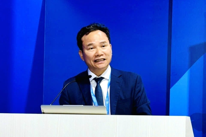 Ông Phạm Văn Tấn phát biểu tại Hội nghị.