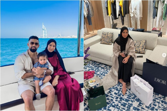 Vợ chồng Malaikah Raja có cuộc sống xa hoa ở Dubai. (Ảnh: The Sun)