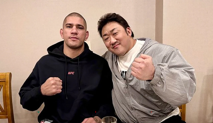 Ông chú cơ bắp' Ma Dong-seok đọ lực đấm với nhà vô địch UFC