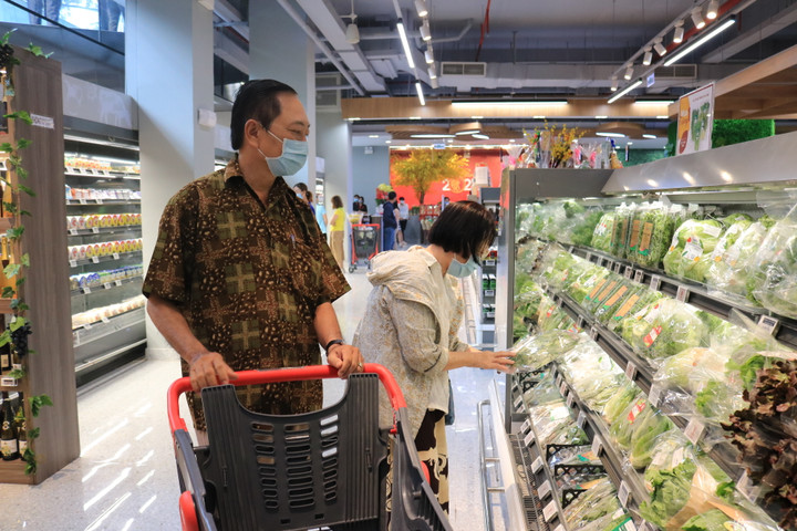 Không gian mua sắm sang trọng, thoải mái.