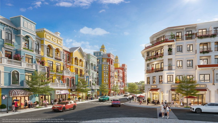 Thiết kế ưu việt vừa ở vừa kinh doanh của nhà phố Ánh Dương mang tới dòng tiền bền vững cho nhà đầu tư.