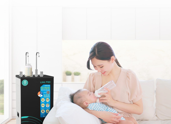 Máy lọc nước hiệu suất cao Livotec với công nghệ Max-P được nhiều hộ gia đình lựa chọn.