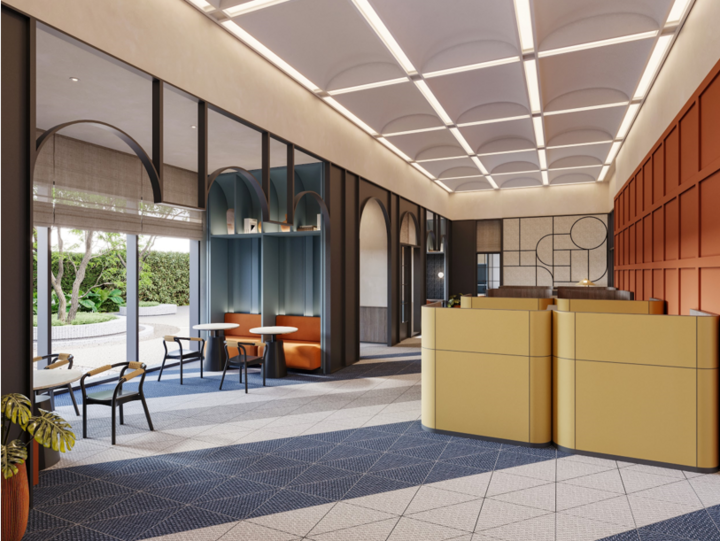 Cư dân trẻ tiếp cận không gian năng suất ngay thềm nhà chỉ với một nút bấm thang máy.