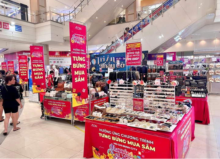 AEON Việt Nam đồng hành và hưởng ứng nhiều hoạt động khuyến mại dịp cuối năm cùng Bộ Công thương, Sở Công thương các địa phương.