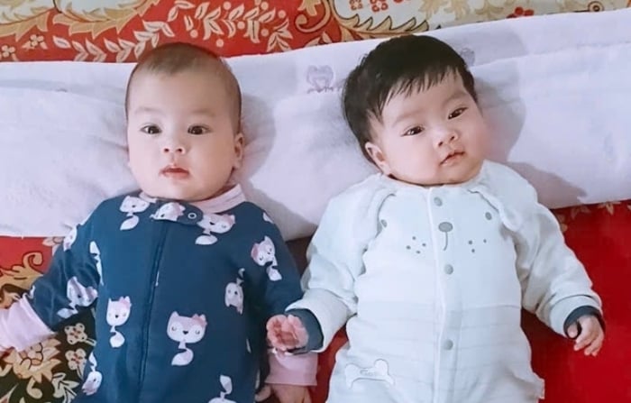 Sau 13 năm hiếm muộn, chị Hà và anh Thưởng đã có được "trái ngọt". (Ảnh: BVCC)