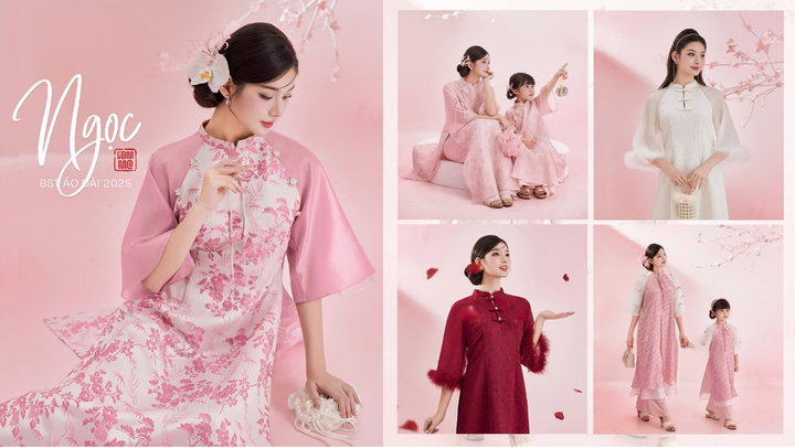 Concept dành cho mẹ và bé - nằm trong bộ “Ngọc” nhà L’amme.