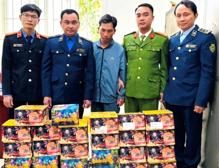 Toàn bộ số pháo hoa nổ bị thu giữ