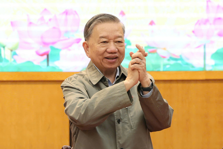 Tổng Bí thư Tô Lâm tại hội nghị.