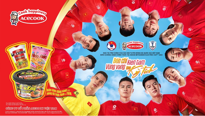 Acecook đồng hành cùng tuyển Việt Nam tại Mitsubishi Electric Cup 2024 - 3