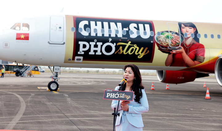 Bà Nguyễn Phương Hòa – Cục trưởng Cục Hợp tác quốc tế - phát biểu chúc mừng tại sự kiện.