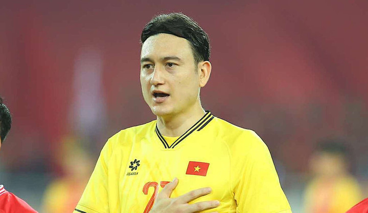 Đặng Văn Lâm bắt chính cho đội tuyển Việt Nam.